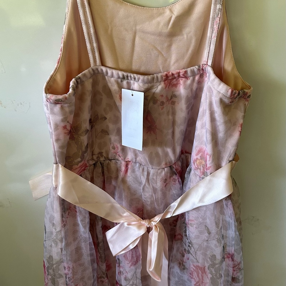 New with tag Pink Violet formal dress, color blush/mix, size 14 - Picture 3 of 6